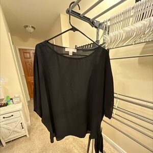 Michael Kors Women's Black 3/4 Sleeve Blouse Top Size S